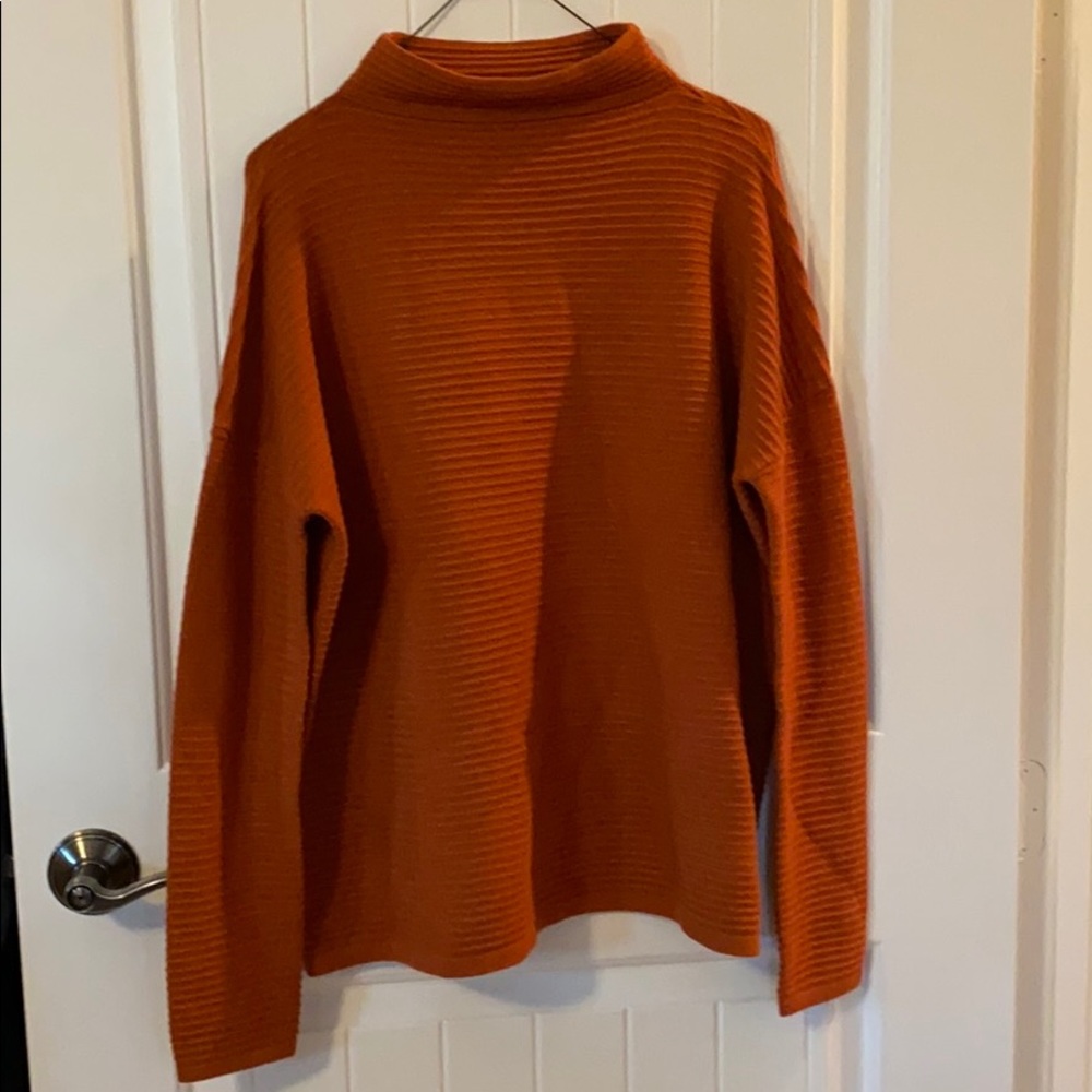 French Connection burnt orange sweater